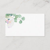 Eucalyptus en calla - Display Douche Informatiekaartje (Achterkant)