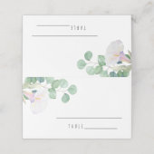 Eucalyptus en calla - Trouwplaatskaarten Plaatskaartje (Buitenkant ongevouwen)