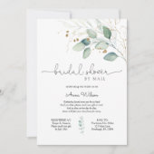 Eucalyptus en Goud Vrijgezellenfeest per Mail Kaart (Voorkant)