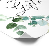 Eucalyptus en Greenery Cards and Gifts Sign Poster (Hoek)
