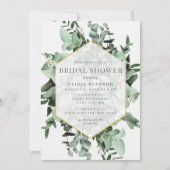 Eucalyptus en Greenery Waterverf Vrijgezellenfeest Kaart (Voorkant)