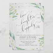 EUCALYPTUS EN LEAF | Geluk ooit na de repetitie Kaart (Voorkant / Achterkant)