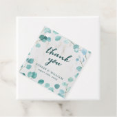 Eucalyptus en Marble Hartelijk dank Bedankjes Labels (In situ)