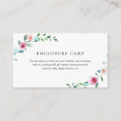 Eucalyptus en Roze Bloemen Behuizing Kaart (Voorkant)