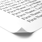 Eucalyptus en Rozen 16 Tabellen Bindende SITUATIE Poster (Hoek)