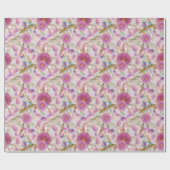 Eucalyptus en Wattle roze bloeit Cadeaupapier (Vlak)