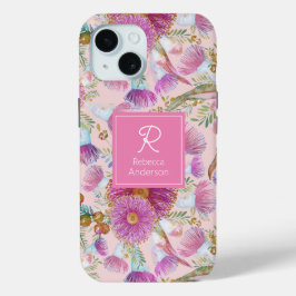 Eucalyptus en Wattle roze bloeit iPhone 16 Pro Max Hoesje