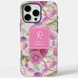 Eucalyptus en Wattle roze bloeit iPhone 16 Pro Max Hoesje