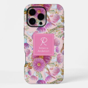 Eucalyptus En Wattle Roze Bloesems iPhone 16 Pro Max Hoesje