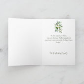 Eucalyptus en zonnebloemen, Pasen Kaart (Binnen)