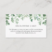 Eucalyptus Enclosure Card Informatiekaartje (Voorkant)