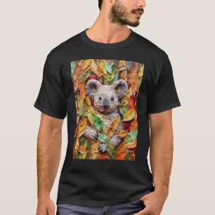 Eucalyptus Enigma Een Op Art Koala ervaring T-shirt
