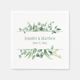 Eucalyptus Envy Receptie servetten