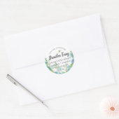 Eucalyptus Essentiële olie Aromatherapielabel Ronde Sticker (Envelop)