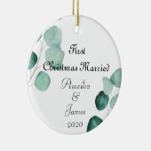 Eucalyptus Eucalyptus Keramisch Ornament (Rechts)