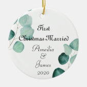 Eucalyptus Eucalyptus Keramisch Ornament (Voorkant)