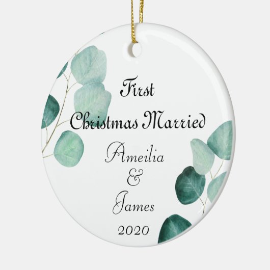 Eucalyptus Eucalyptus Keramisch Ornament (Links)