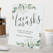 Eucalyptus Face Maskers Weddenschap Reclamebord Met Voetstuk (Insitu)