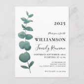 Eucalyptus Family Reunion Invitation Briefkaart (Voorkant)