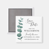 Eucalyptus Family Reunion Save the Date Magneet (Voorkant / Achterkant)