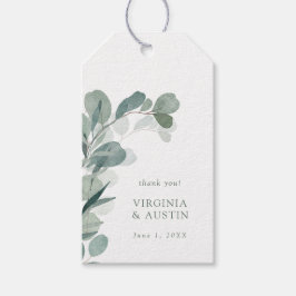 Eucalyptus Favor Tags Cadeaulabel