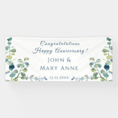 eucalyptus feliciteert Jubileum Spandoek (Horizontaal)