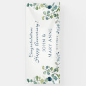 eucalyptus feliciteert Jubileum Spandoek (Verticaal)