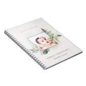 Eucalyptus Fern Fauna Foto Christening Guestbook Notitieboek (Rechterzijde)