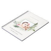 Eucalyptus Fern Fauna Foto Christening Guestbook Notitieboek (Linkerzijde)