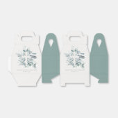 Eucalyptus Fern Foliage Cross Eerste Heilige Commu Bedankdoosjes (Uitgevouwen)