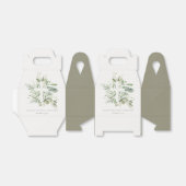 Eucalyptus Fern Foliage Cross Eerste Heilige Commu Bedankdoosjes (Uitgevouwen)