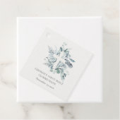 Eucalyptus Fern Foliage Cross Eerste Heilige Commu Bedankjes Labels (In situ)