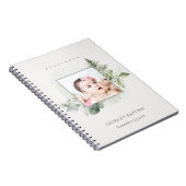 Eucalyptus Fern Foliage Foto Baptisme Guestbook Notitieboek (Rechterzijde)