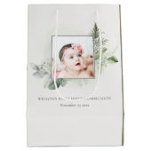 Eucalyptus Fern Foliage Foto eerste Heilige Commun Medium Cadeauzakje (Achterkant)