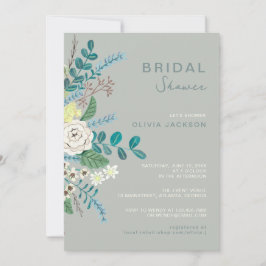 Eucalyptus floral Boho Greenery Vrijgezellenfeest Kaart