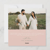 Eucalyptus Floral chic boho greenery bedankt Kaart (Achterkant)