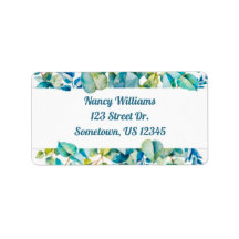 Eucalyptus Floral Classy Elegant Return Address