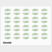 Eucalyptus Floral Dank u Ronde Sticker (Vel)