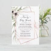 Eucalyptus Floral Geometric Drive by Shower Kaart (Staand voorkant)