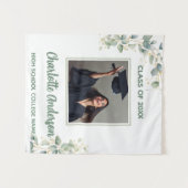 Eucalyptus Floral Photo Grad Tapestry Wandkleed (Voorkant (horizontaal))