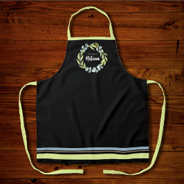 Eucalyptus Floral Script Specialized Apron Schort