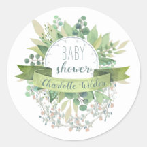  Eucalyptus Floral Vines Baby shower Classi