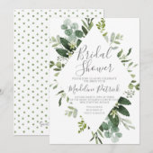 Eucalyptus Floral Vrijgezellenfeest Kaart (Voorkant / Achterkant)