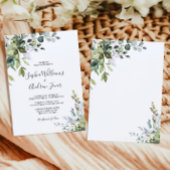 Eucalyptus Floral Weddenschap Kaart