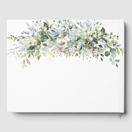 Eucalyptus Floral Wedding Ceremony Gastenboek (Achterkant)