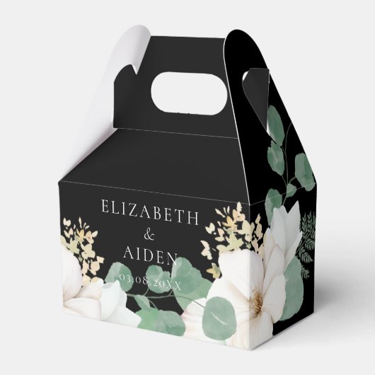 Eucalyptus Floral Wedding Collectie Bedankdoosjes (Voorkant Zijde)