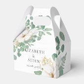 Eucalyptus Floral Wedding Collectie Favor Box Bedankdoosjes (Voorkant Zijde)