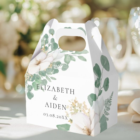 Eucalyptus Floral Wedding Collectie Favor Box Bedankdoosjes