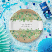 Eucalyptus floralis papieren bordje (Feest)