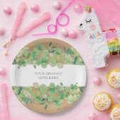 Eucalyptus floralis papieren bordje (Feest)